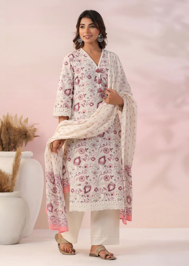 White Suit Collection : कम्फर्ट फील के साथ कूल लुक देंगी ये व्हाइट सूट, देखे डिज़ाइन