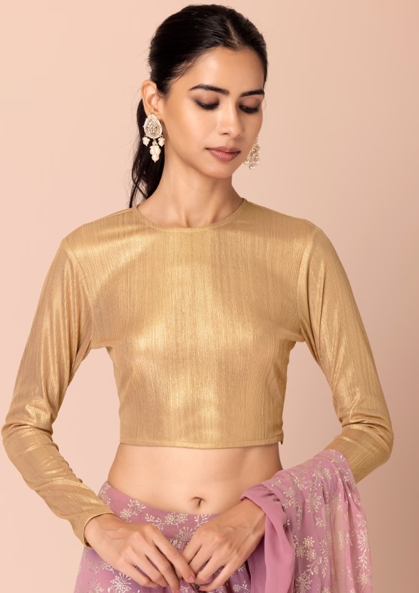 Long Sleeve Blouse : सिम्पल लुक के लिए ट्राई करे ये लॉंग स्लीव ब्लाउज