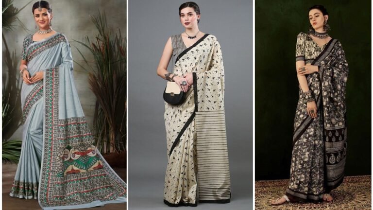 Bhagalpuri Saree Design : भागलपुरी साड़ियों का ये अद्भुत और आकर्षक कलेक्शन, देखे डिजाइन