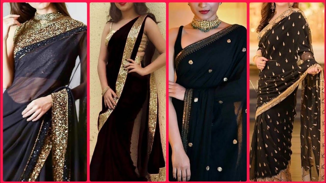 Black Color Saree : पहनें ये शानदार ब्लैक साड़ियां बिखेरे अपने हुस्न के जलवे