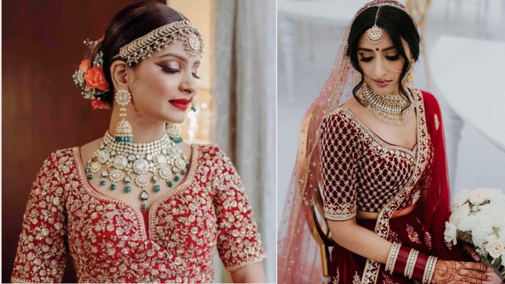 Bridal Blouse Design : दुल्हनें अपनी शादी के दिन साड़ी के साथ ट्राई कर सकती हैं ये ब्लाउज़