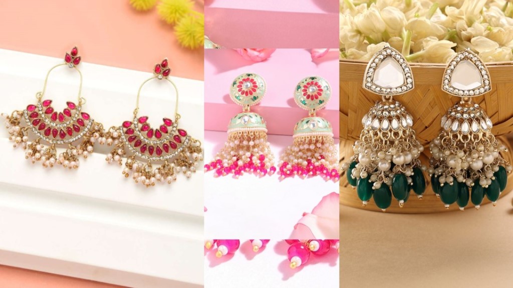 Earring Design : कानों के पहनने के लिए झुमकों का शानदार डिजाइन, देखे कलेक्शन