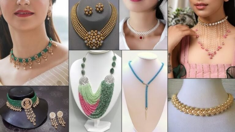 Kundan Necklace Designs : नेकलेस पहनना है पसंद तो जरुर ट्राई करे कुंदन नेकलेस, आपको देंगे रॉयल लुक