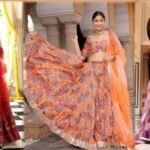 Printed Satin Lehenga Set : पहनें ये खूबसूरत लहंगा सेट और बन जाए महफ़िल की जान