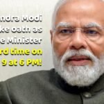 Narendra Modi to take oath as Prime Minister for 3rd time on June 9 at 6 PM