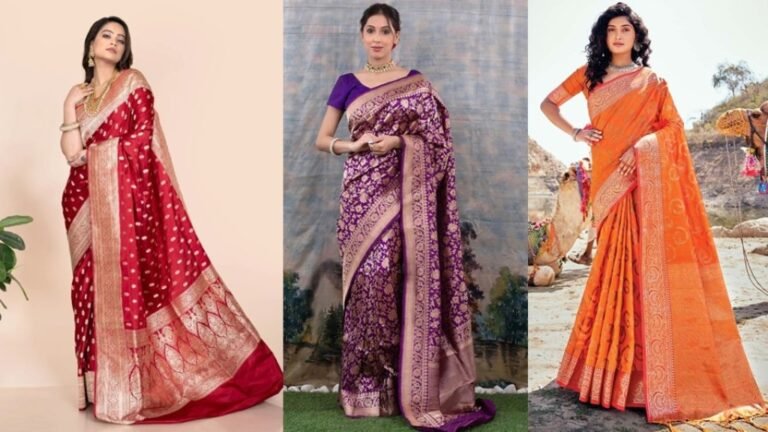 Silk Banarasi Saree Designs