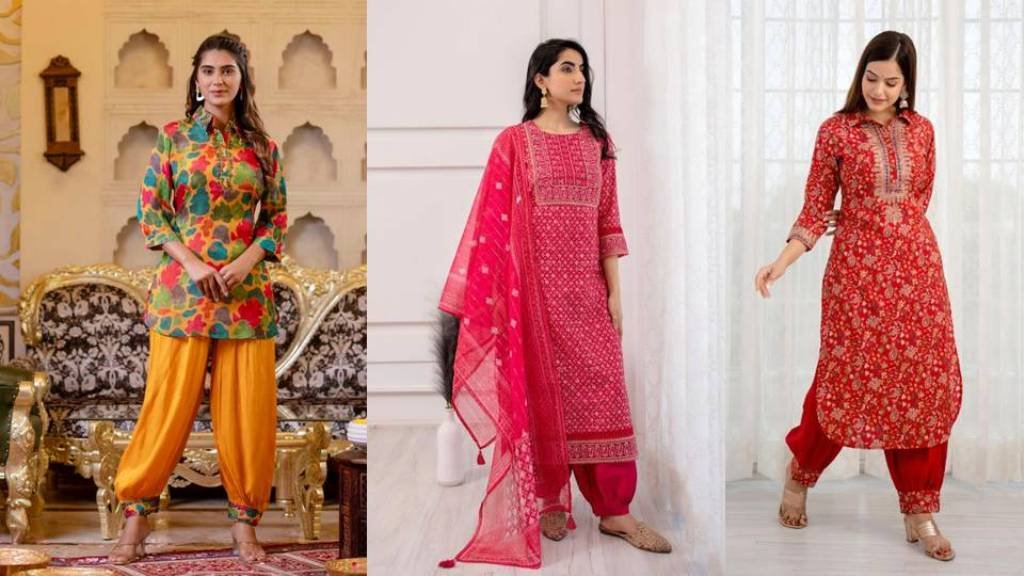 Afghani Salwar Suit : कम्फर्ट और एलिगेंट लुक के लिए ट्राई करे ये अफगानी सलवार सूट