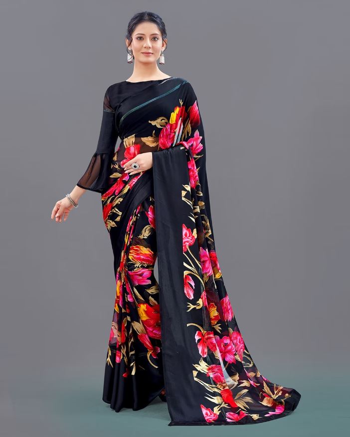 Floral Print Saree : गर्मी के मौसम में ये फ्लोरल ड्रेसेज आपको बिल्कुल रिफ्रेशिंग लुक देगा