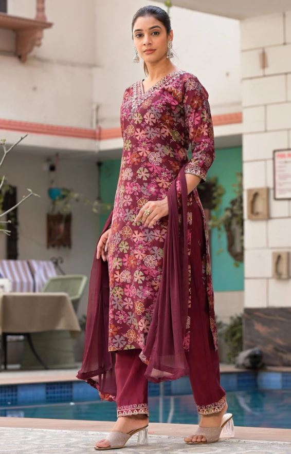 Salwar Suit Design: त्योहारों या शादी-ब्याह मे पहनने के लिए बेस्ट है ये सूट, देखे डिज़ाइन