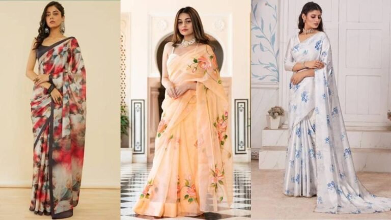 Floral Print Saree : गर्मी के मौसम में ये फ्लोरल ड्रेसेज आपको बिल्कुल रिफ्रेशिंग लुक देगा