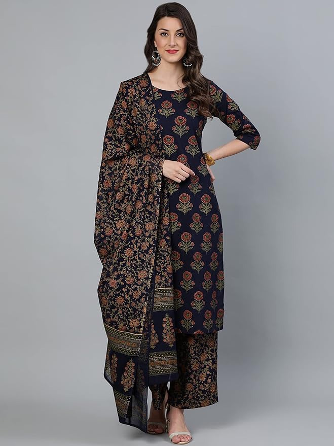Cotton Kurta For Women : ये कॉटन सलवार सूट के ट्रेंडी डिज़ाइन आपको देंगे खूबसूरत लूक