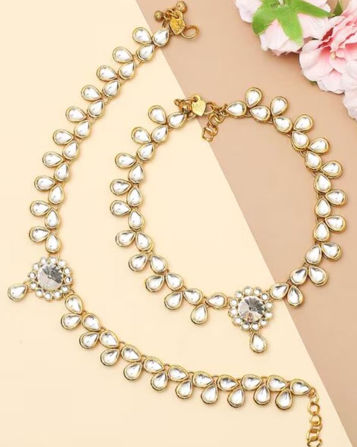 Bridal Anklets Design : नई-नवेली दुल्हनों के पैरों की खूबसूरती बढ़ा देगा ये पायल डिज़ाइन