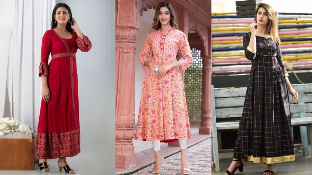 Long Kurti Collection : इस दिवाली सिम्पल और खूबसूरत लूक के लिए ट्राई करे ये लॉन्ग कुर्तियाँ