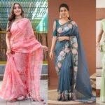 Organza Saree Design : ये खूबसूरत ऑर्गेंजा साड़ियां आपको देंगी गॉर्जियस लुक, देखें डिजाइन
