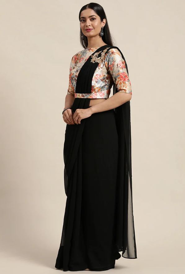Belt Style Blouse Design : बेल्ट स्टाइल ब्लाउज वाली साड़ियाँ आपकी खूबसूरती मे चार चाँद लगा देंगी