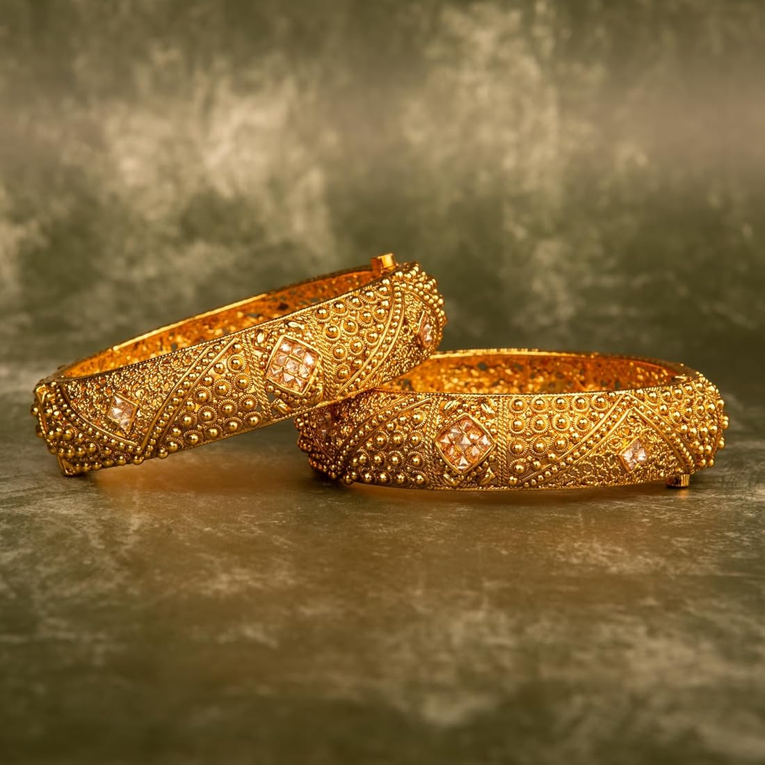 Bangles Design : कंगन के कुछ खूबसूरत और लाजवाब डिजाइन जो आपको देंगे खूबसूरत लुक Rajwadi Bangles 1