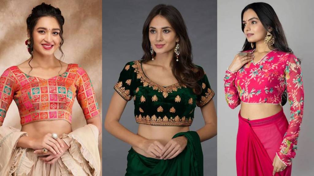 Saree Blouse Designs : साड़ियों का लुक और भी निखार जाएगा जब पहनकर जाएंगी ये स्टाइलिश ब्लाउज़, देखे डिज़ाइन