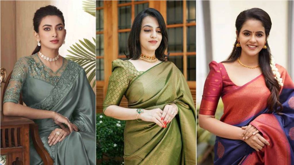 Silk Saree Blouse Designs : हर मौसम में चलन में रहने वाले टॉप 4 सिल्क साड़ी ब्लाउज़ डिज़ाइन, देखे डिज़ाइन