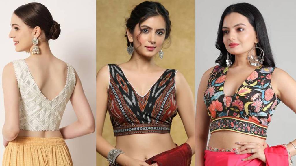 Sleeveless Blouse Design : ट्रेंडी स्लीवलेस ब्लाउज़ डिज़ाइन आपको देंगे एलिगेंट लुक, देखे डिज़ाइन्स
