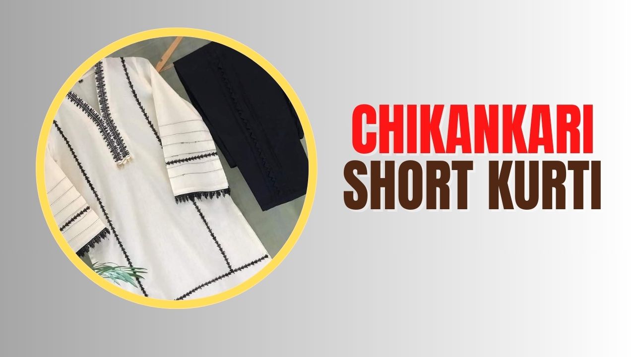 Chikankari short kurti,Short kurti designs 2025,Chikankari hand embroidery,Traditional Indian kurtis,Stylish short kurtis,Chikankari kurti fashion trends,Casual ethnic wear,Embroidered kurtis for women