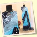 Mirror Work Saree