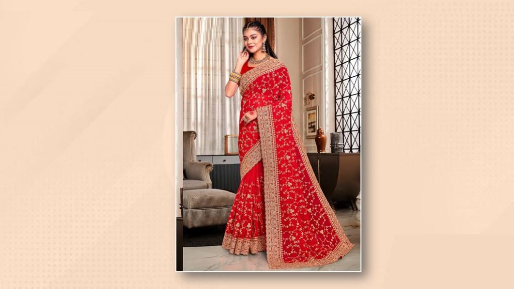 Red Saree