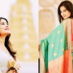 5 stunning saree looks of Anusha Rai
