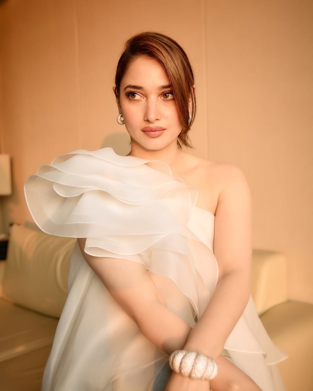 Tamannaah Bhatia's White and Denim fashion, see photos