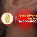 Best Silver Earrings for Men in 500-1000 Rupees