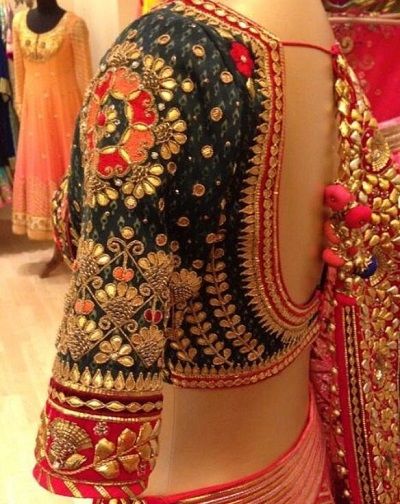 Gota Patti blouse राजस्थानी शिल्प की शान, आधुनिक फैशन की जान Gota Patti blouse