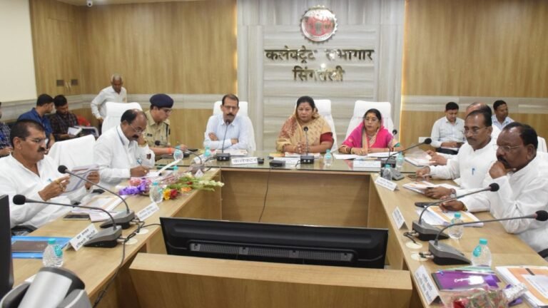Minister in charge takes a tough stand on development work in Singrauli!