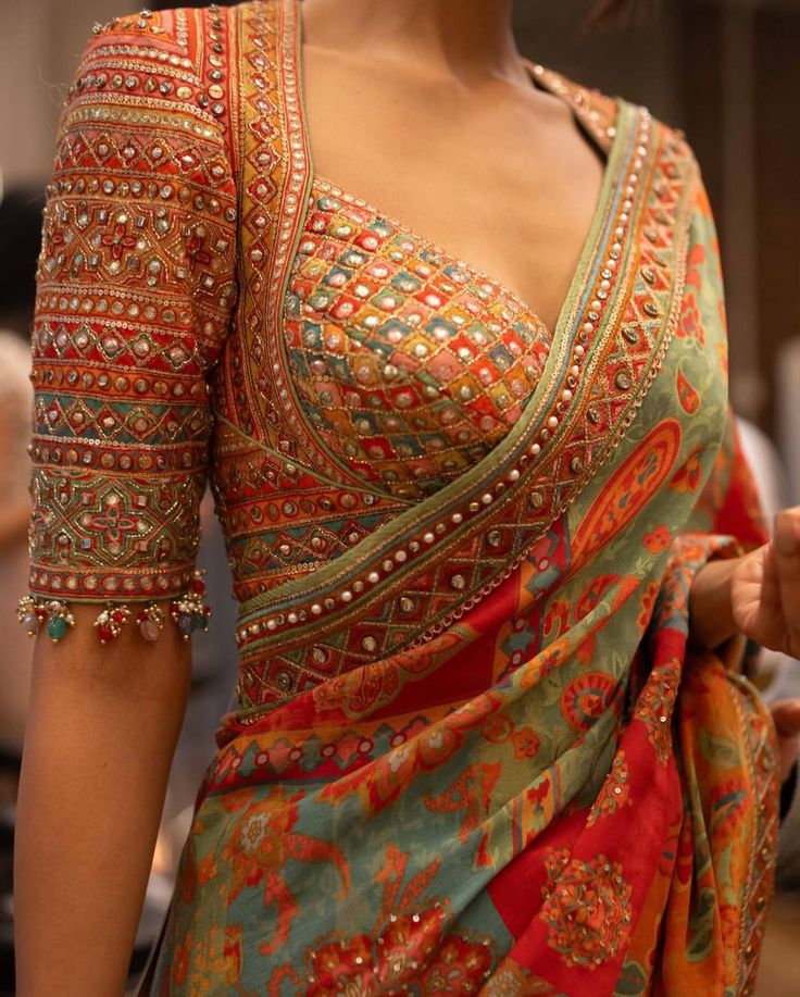 Gota Patti blouse राजस्थानी शिल्प की शान, आधुनिक फैशन की जान Gota Patti blouse