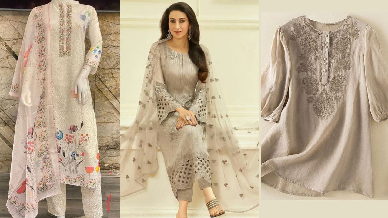 Chikankari Kurtis : 7 शानदार डिज़ाइन हर भारतीय महिला के वॉर्डरोब में ज़रूरी