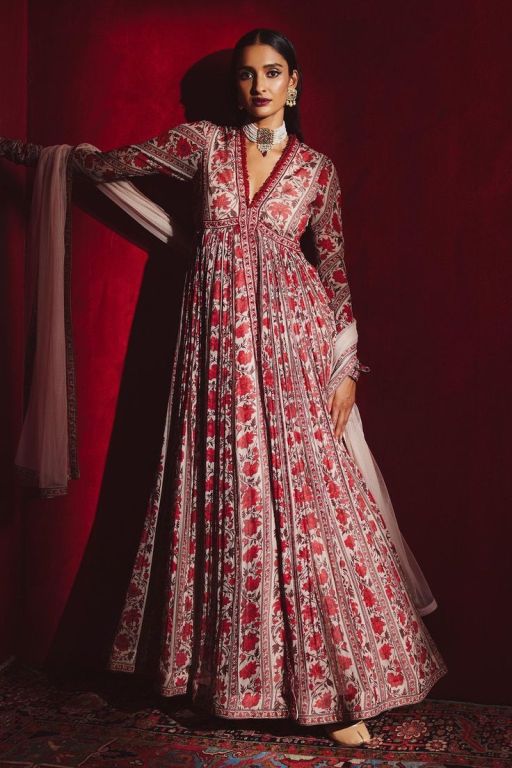 Rakshabandhan 2025 : Floral Anarkalis