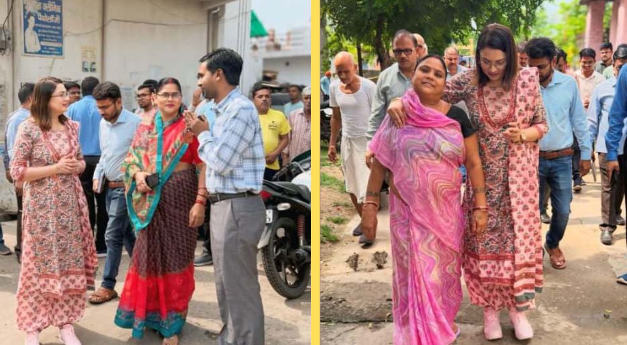 Singrauli Municipal Corporation Commissioner Savita Pradhan inspects wards, gives strict instructions on cleanliness and garbage management