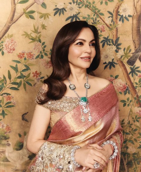 Nita Ambani's desi look in London