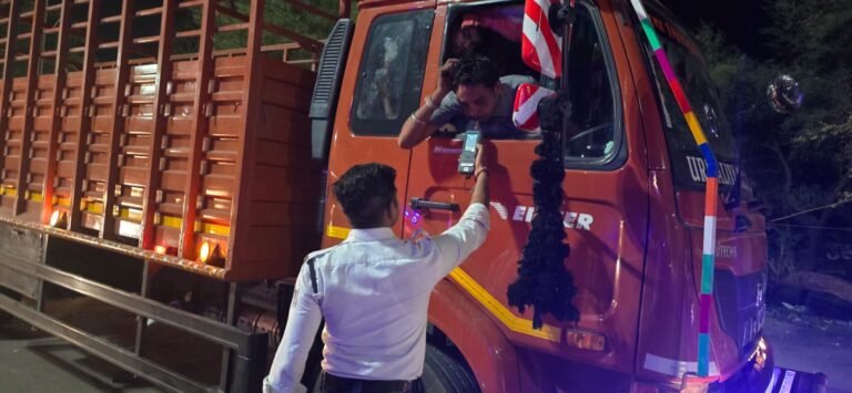 Singrauli Police action, licenses of 130 drivers suspended