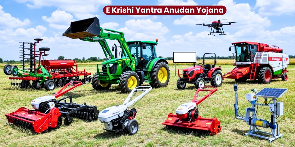 E Krishi Yantra Anudan Yojana : किसानों को आधुनिक कृषि उपकरणों पर मिलेगी बड़ी सब्सिडी