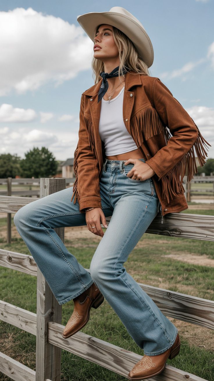 The charm of suede and knitwear