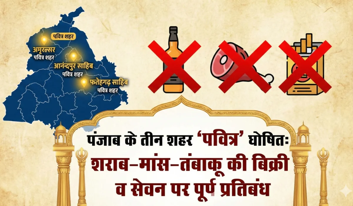 Punjab Holy Cities-liquor meat tobacco ban latest update