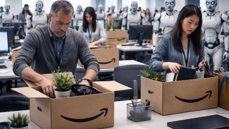 अमेज़न 16,000 नौकरियों की छंटनी कर रहा, AI लेगा जगह  