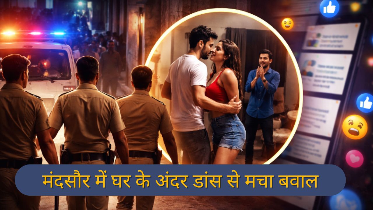 मंदसौर में घर के अंदर डांस करना पड़ा भारी : वायरल वीडियो पर पुलिस कार्रवाई, सोशल मीडिया पर छिड़ी बहस