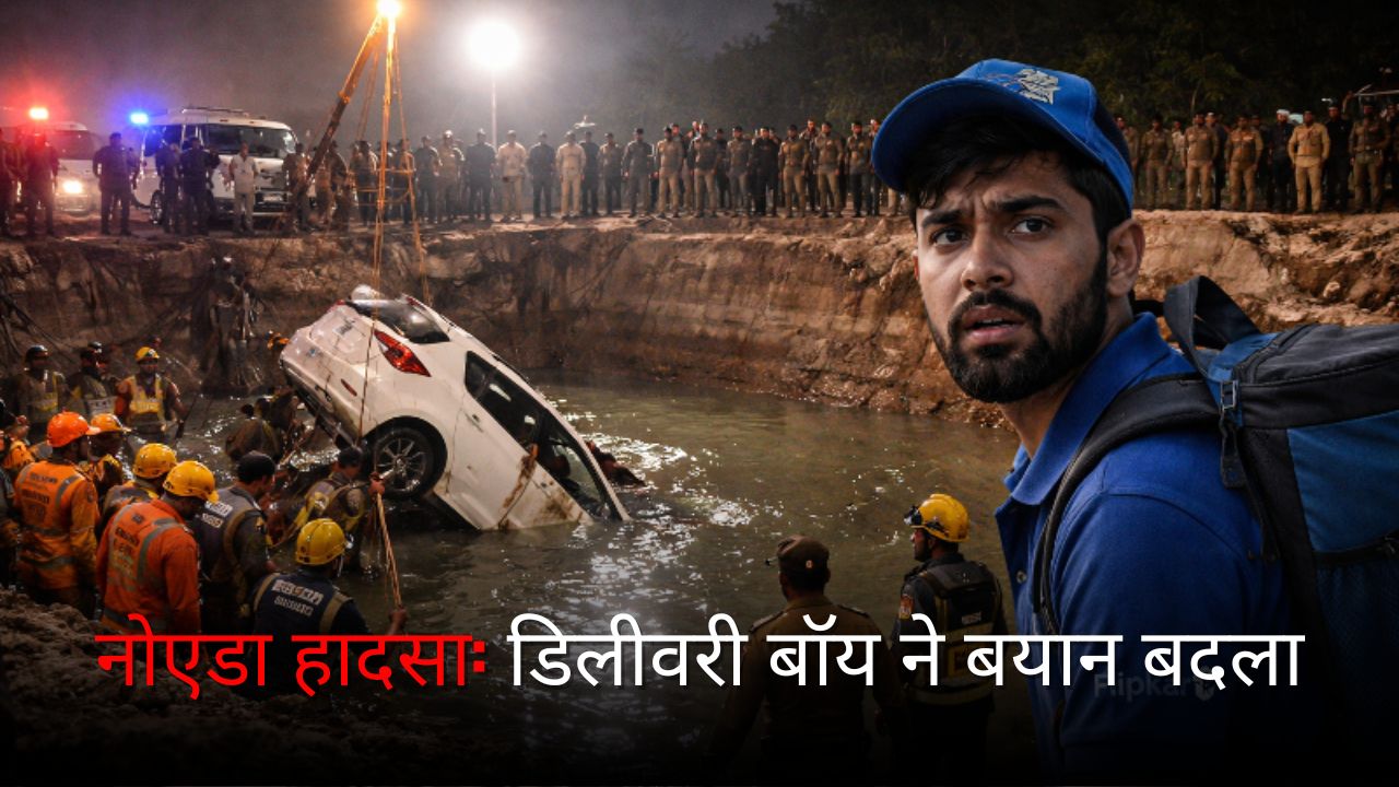 नोएडा हादसा: युवक की मौत पर फ्लिपकार्ट डिलीवरी बॉय के बयान से उठा नया विवाद