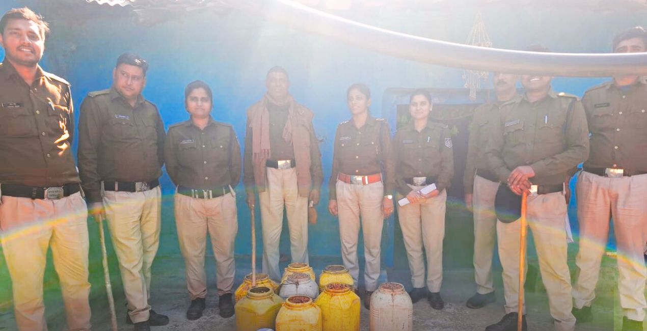 सिंगरौली में अवैध शराब पर बड़ी कार्रवाई