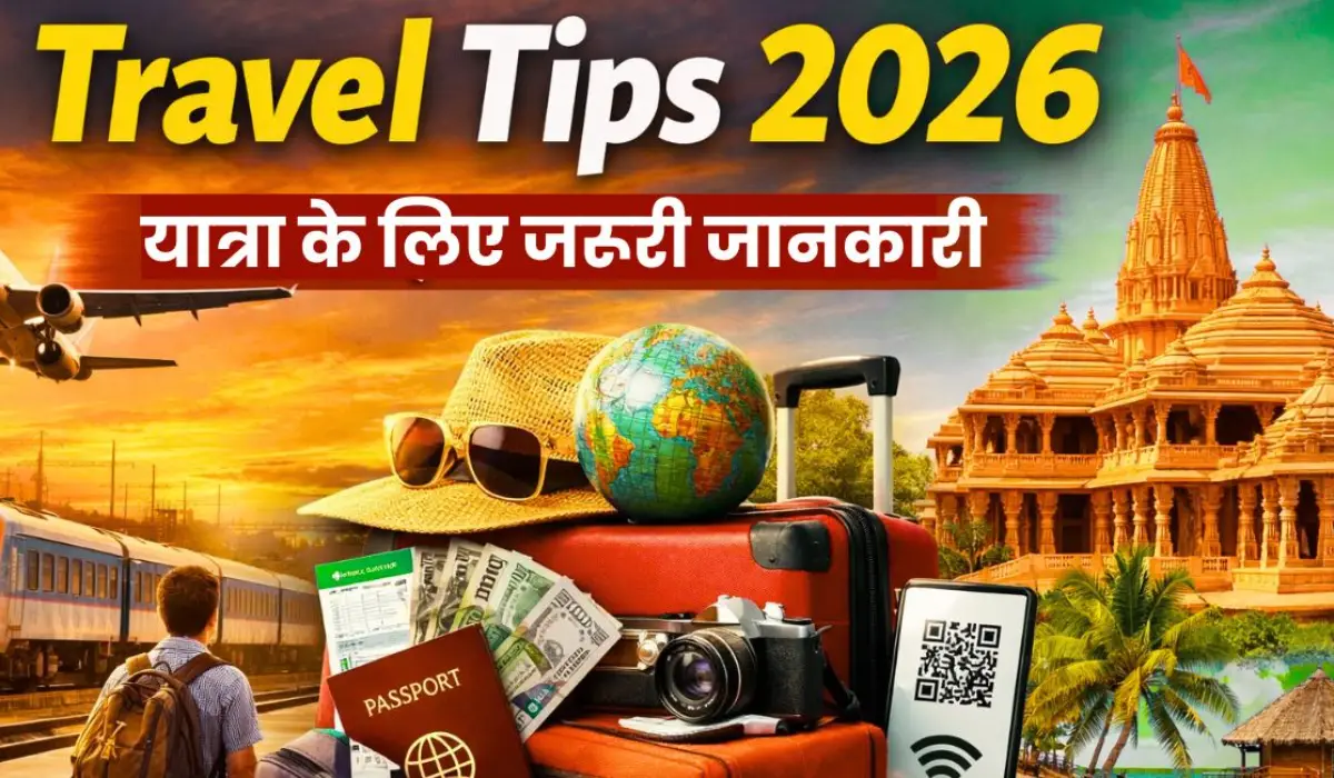 Travel tips 2026 : सुरक्षित और स्मार्ट यात्रा के लिए जरूरी जानकारी