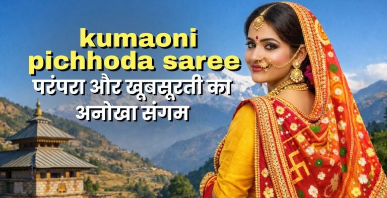 kumaoni pichhoda saree ; परंपरा और खूबसूरती का अनोखा संगम