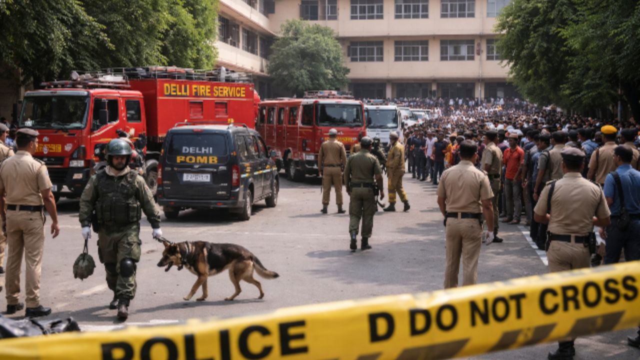 दिल्ली के 9 स्कूलों को बम से उड़ाने की धमकी, ईमेल से मचा हड़कंप; फायर ब्रिगेड और बम स्क्वॉड तैनात