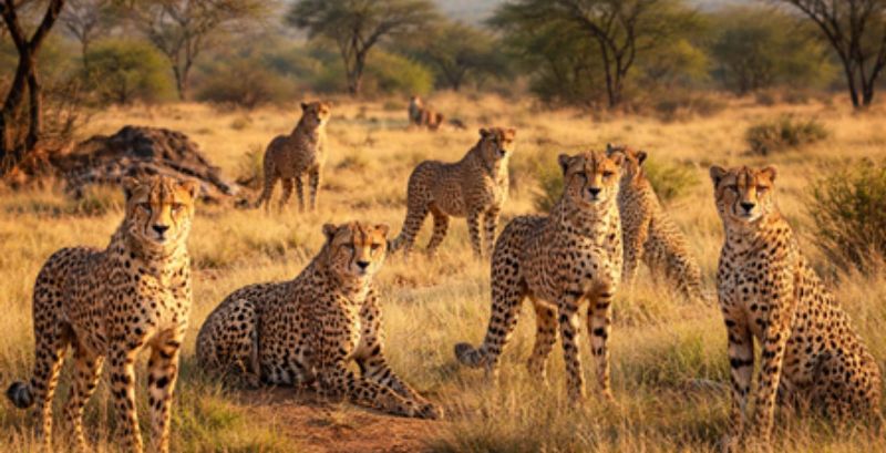 कूनो नेशनल पार्क में 8 नए चीते पहुंचे, पर्यटन और वन्यजीव संरक्षण को मिलेगा बड़ा बढ़ावा