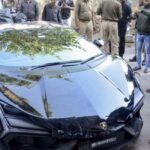Lamborghini accident in Kanpur