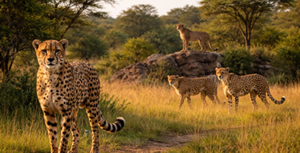 कूनो नेशनल पार्क में 8 नए चीते पहुंचे, पर्यटन और वन्यजीव संरक्षण को मिलेगा बड़ा बढ़ावा